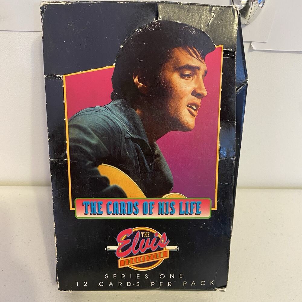 1992 Elvis Presley The Cards of his Life Series One Open Box Unopened Packages